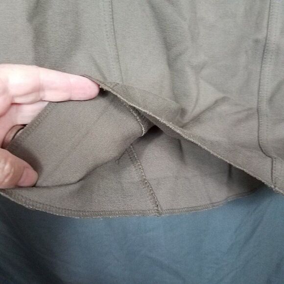 Express Size 10 Skirt Side Zip Stretch Career Casual Knee Length Straight Pencil - Picture 10 of 12